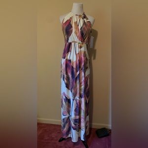 London Times Floral maxi dress.  Sz 8